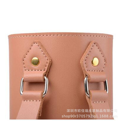 源頭廠(chǎng)家訂制批發(fā)酒水套 紅酒香檳酒收納包 真皮紅酒皮套